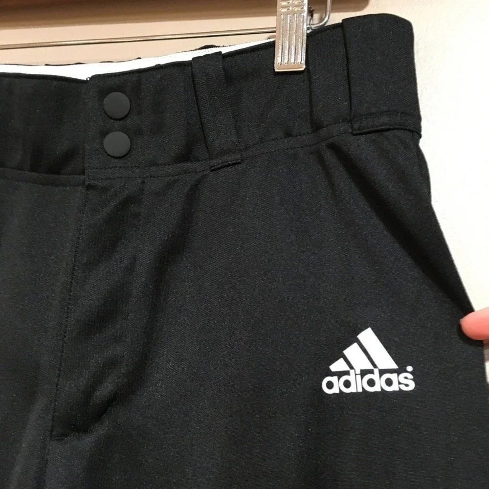 Adidas Climalite Baseball Pant Men S 29x31 Black Full Length Athletic Sportswear